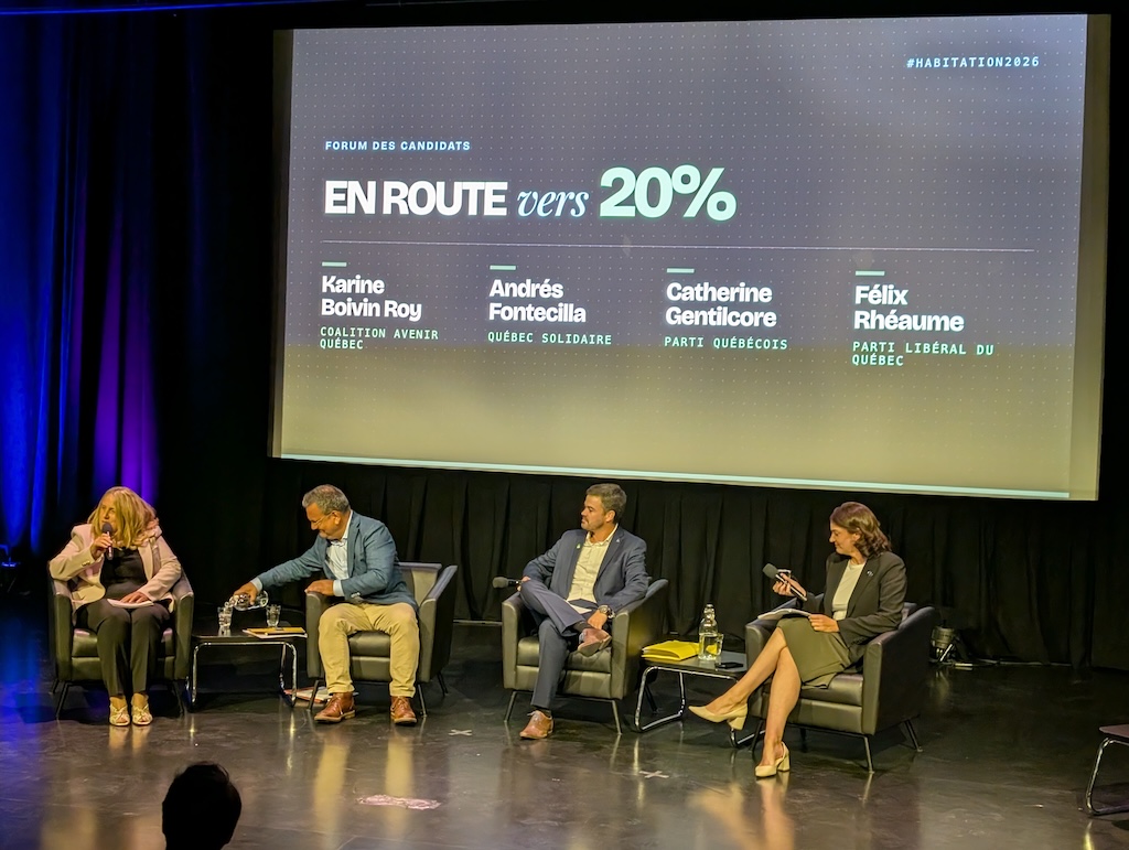 Forum des candidats politiques — En route vers 20 %
